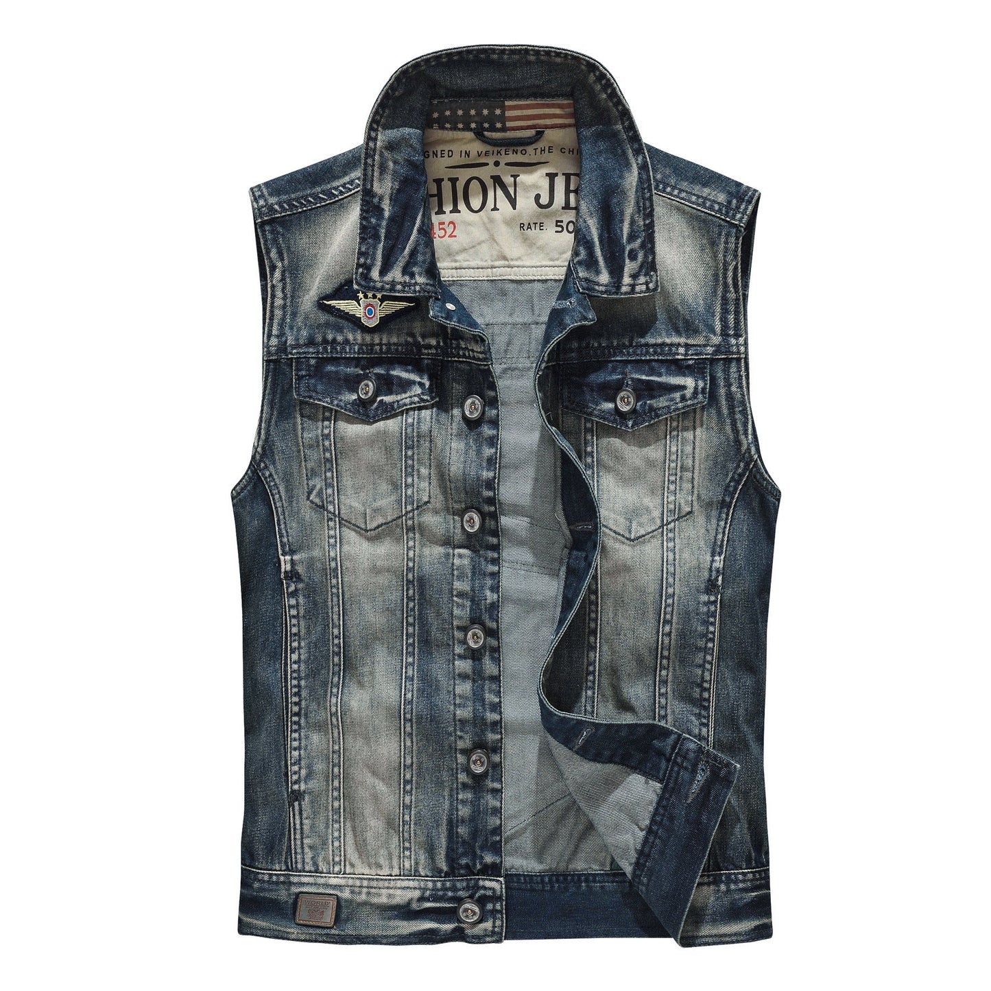 SOLO-DSQ2 25ss Denim Vest coat