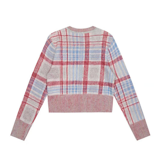 Vivienne Westwood Plaid Cotton-Wool Cardigan