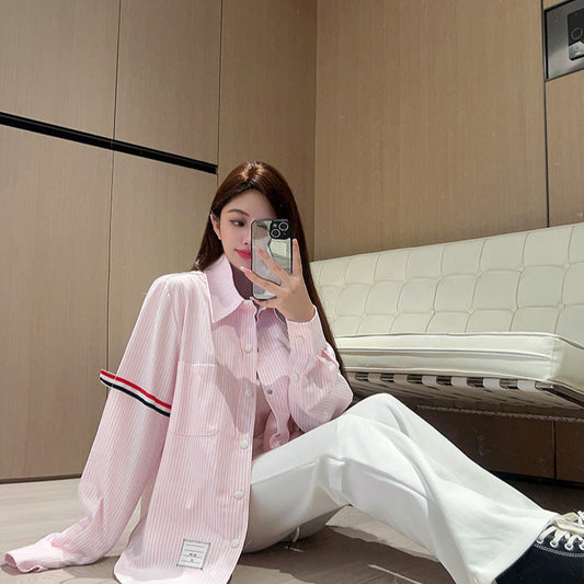 Thom Browne Women's Premium Cotton Knit Cardigan