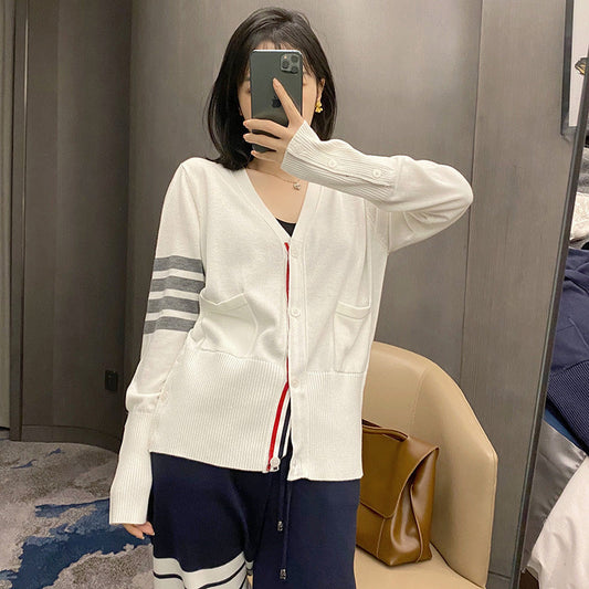 women's solid color sweater(复制) THOM TREND