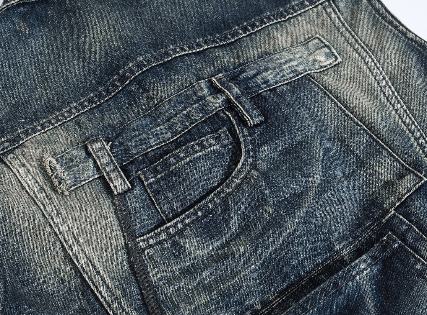 SOLO-DSQ2 25ss Denim Vest coat