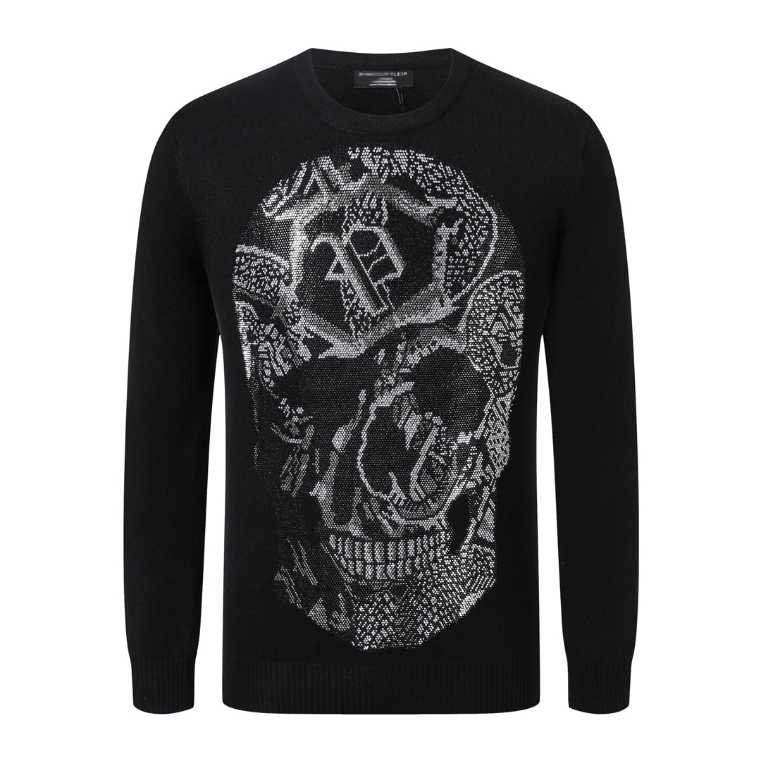PIein Black Fleece Sweatshirt