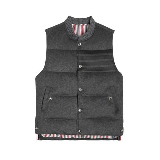 Thom Browne 4-Bar Down vest