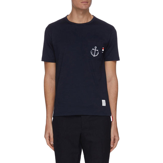 Thom Browne Anchor Embroidery T-shirt