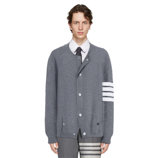 Thom Browne Knitted sweater coat