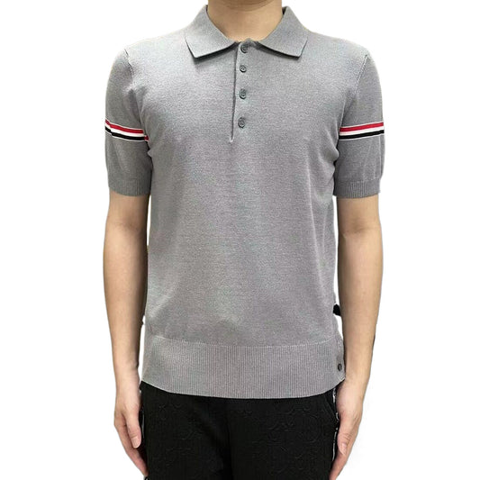 Thom Browne 2025ss Men Wool POLO T-shirt
