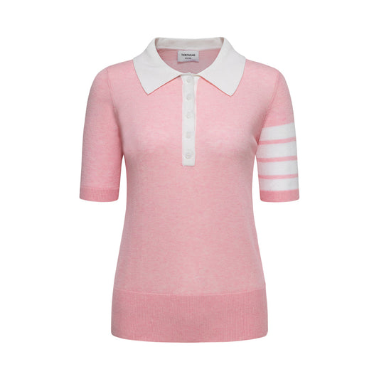 Thom Browne Women Flowers POLO shirt