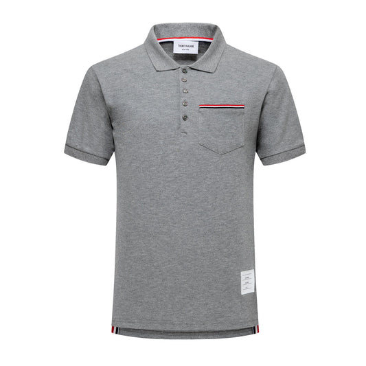 Thom Browne Pocket Stripes POLO Shirt