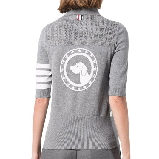 Thom Browne Women Bear POLO shirt