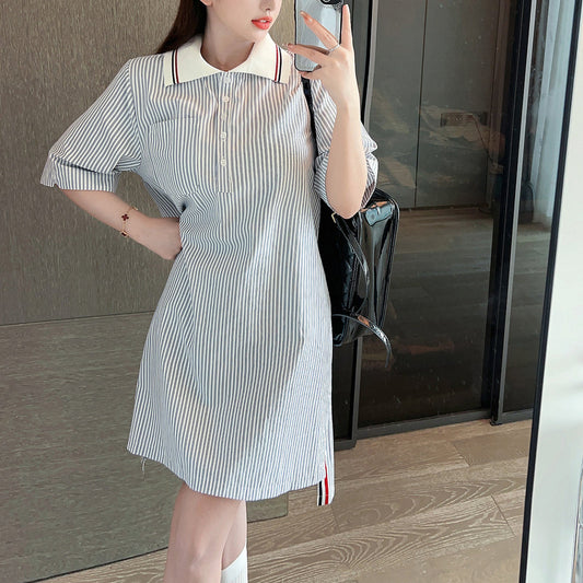 Thom Browne 2025 Colorblock Dress