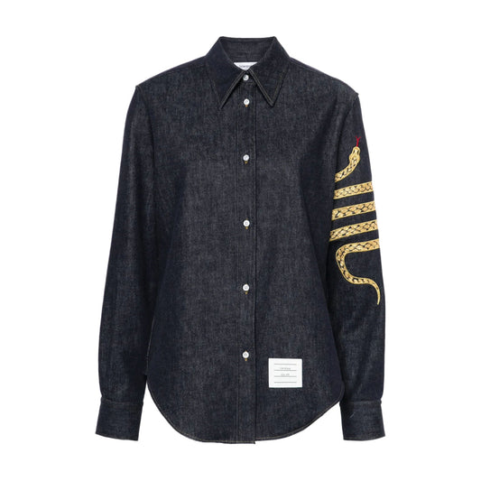 Thom Browne 2025ss Snake Year Limited Shirt