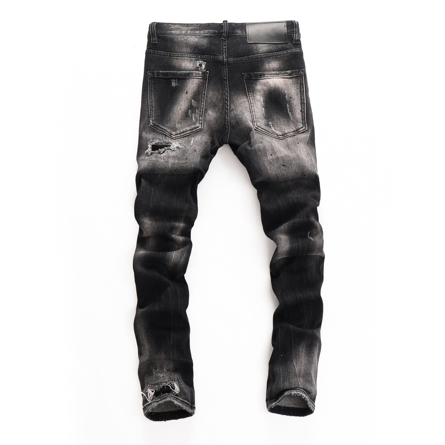 SOLO-DSQ2 Elastic washable holes Jeans