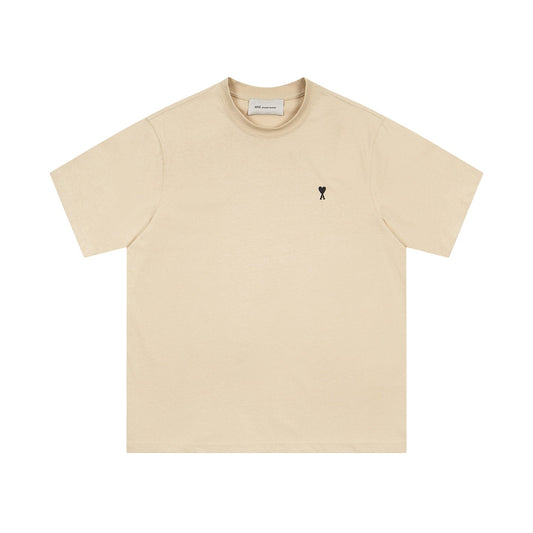 Ami Paris Unisex Cotton T-Shirt - Classic Casual Tee