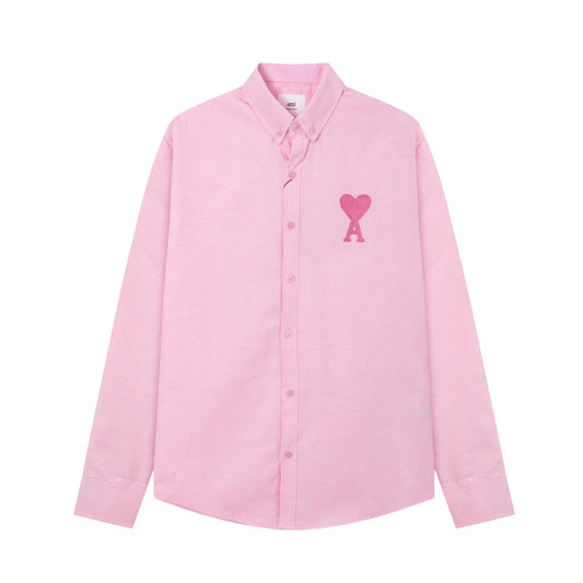 Ami Paris Unisex Casual Shirt - Premium Cotton Blend