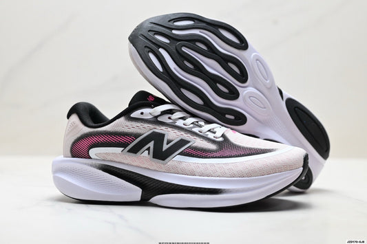 New Balance Ellipse v1 Running Shoes – White Pink Black