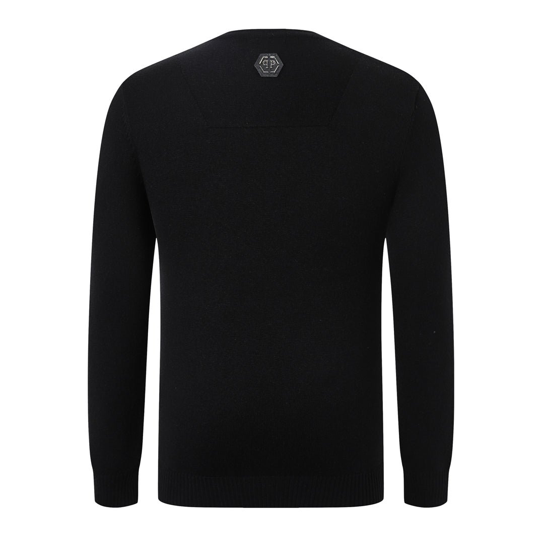 PIein Black Fleece Sweatshirt