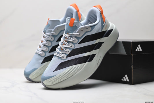 Adidas K81801550 Men's Running Shoes #3 - Light Grey/Orange