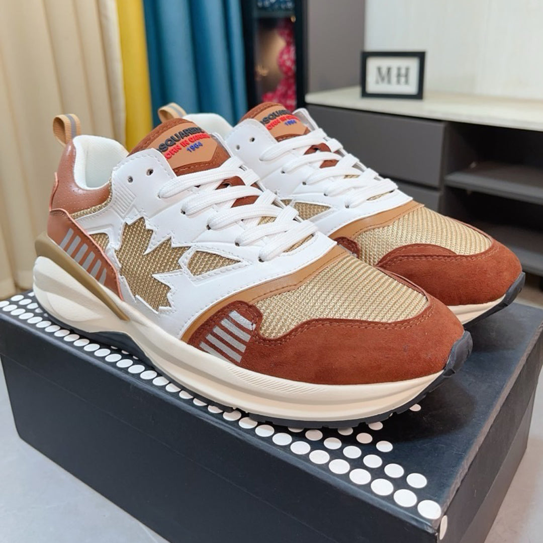 DSQ2 Men's shoes Leather sneakers