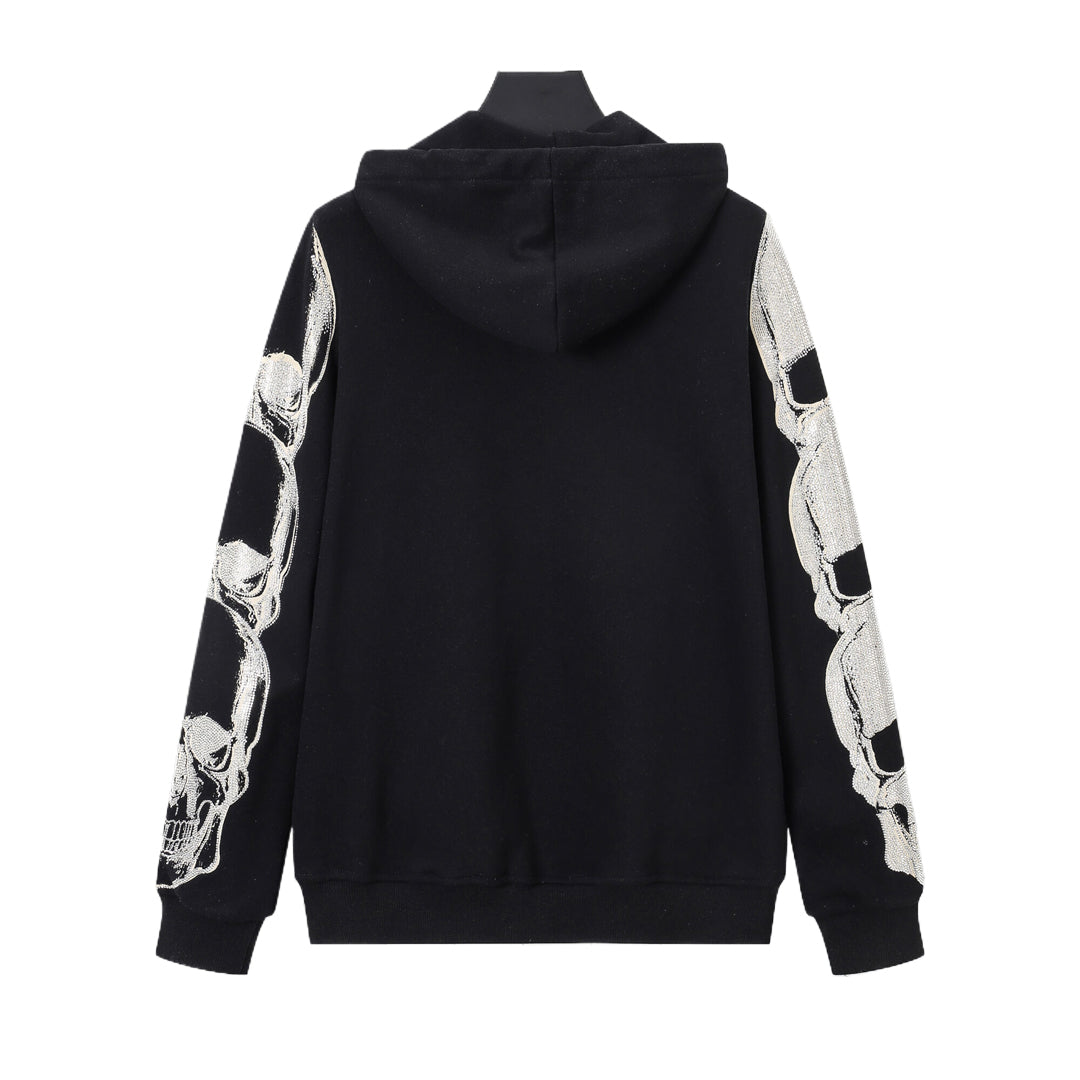 SOLO-2025SS Sports Black Hoodie