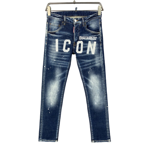 dsquared2 Blue Ripped Jeans
