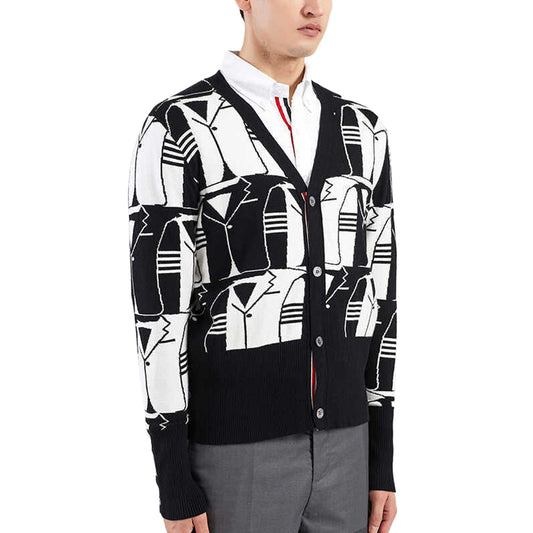 Thom Browne Contrast color sweater