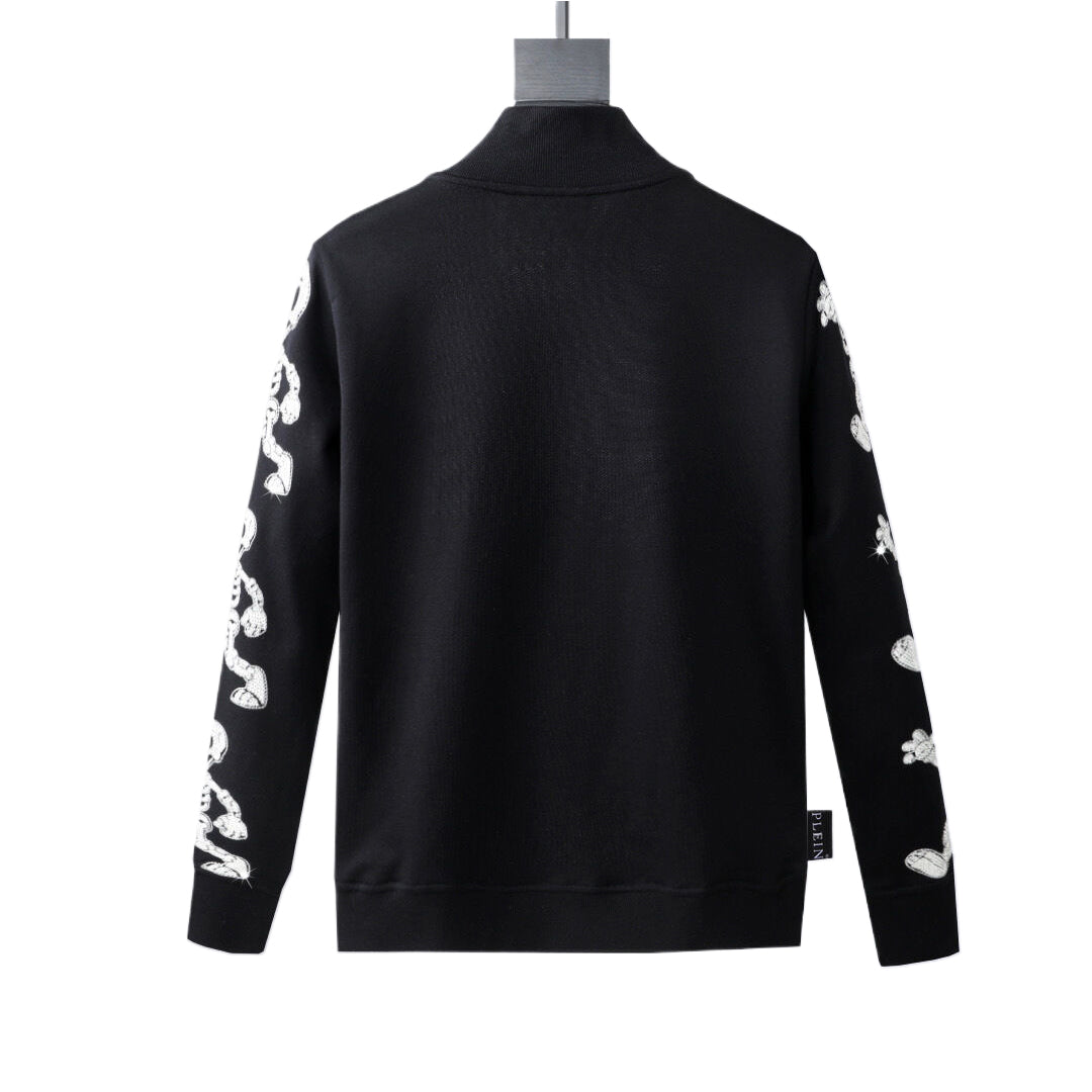 SOLO-2025SS Sports Black Hoodie