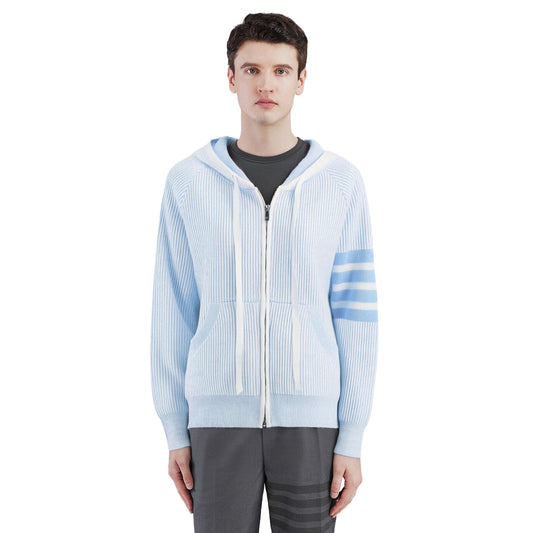 Thom Browne 2025 Rainbow Stripes Hoodie