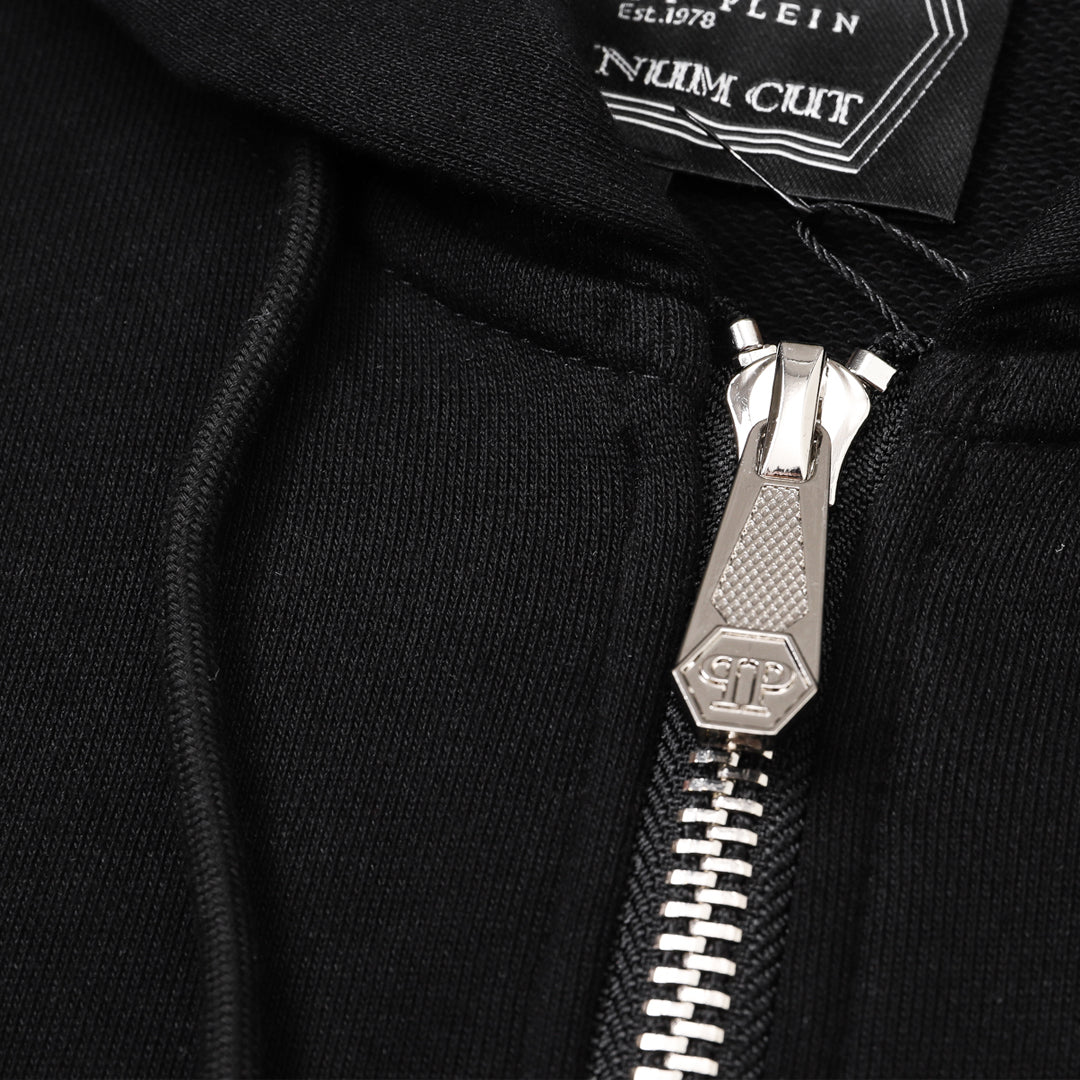 SOLO-2025SS Sports Black Hoodie