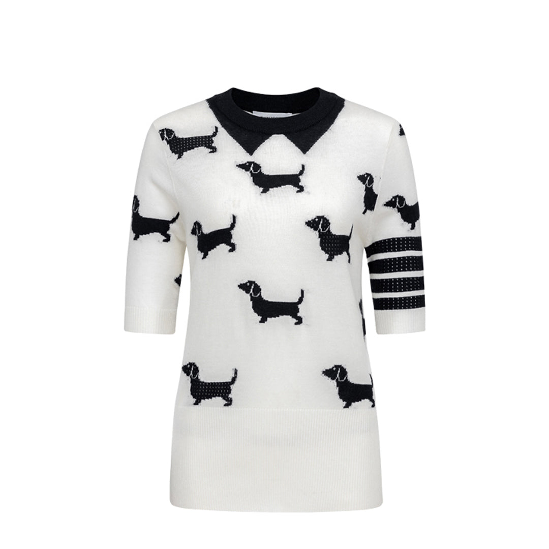 Thom Browne women puppy T-shirt