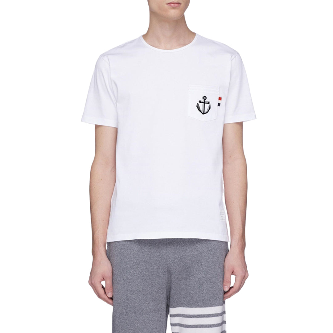Thom Browne Anchor Embroidery T-shirt