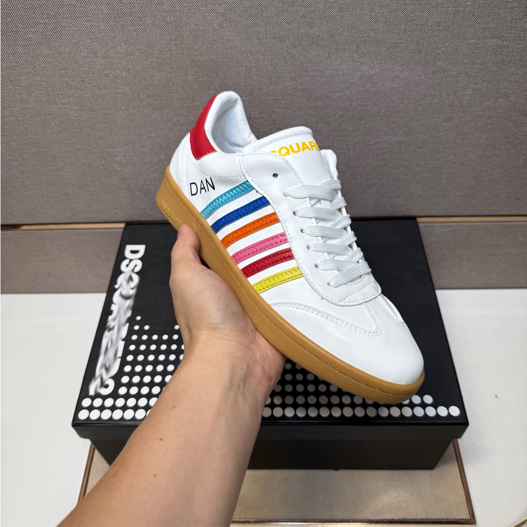 SOLO-DSQ2 Men's shoes Leather sneakers