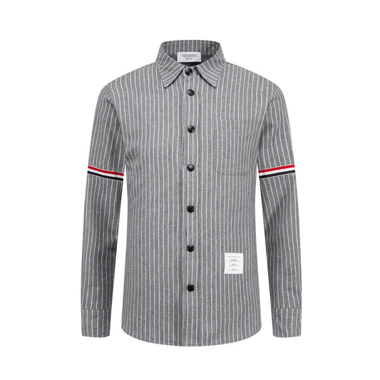 Thom Browne 4-Bar Thick Shirt
