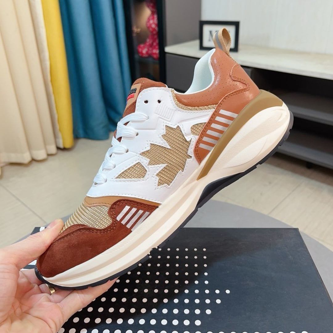 DSQ2 Men's shoes Leather sneakers