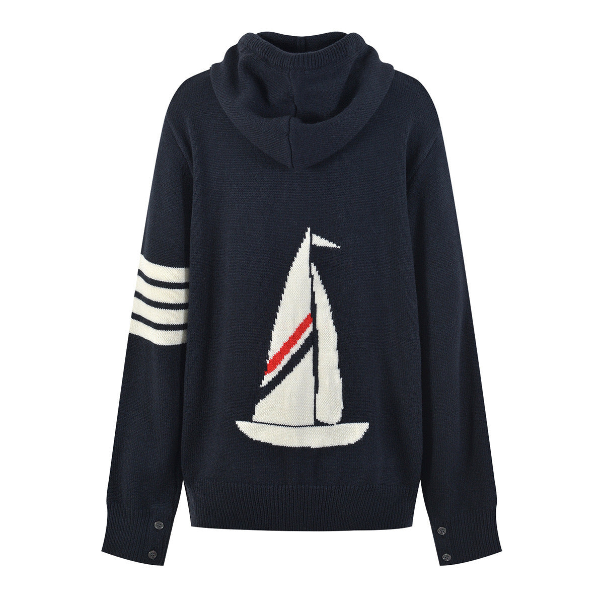 Thom Browne 2025SS Thick Hooded Sweater