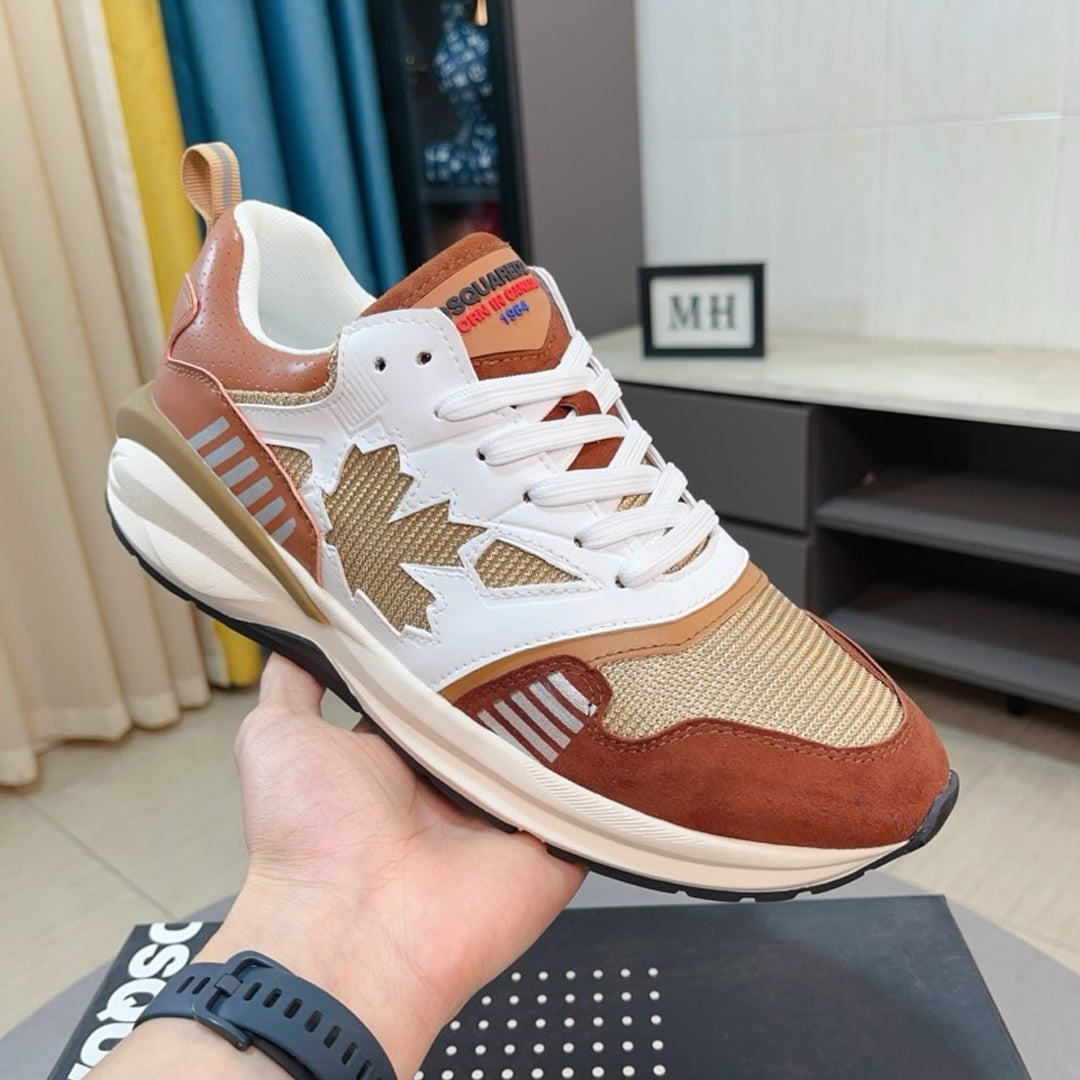 DSQ2 Men's shoes Leather sneakers