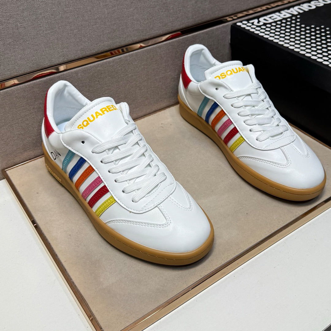 SOLO-DSQ2 Men's shoes Leather sneakers