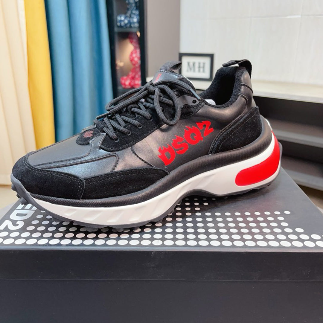 SOLO-DSQ2 Men's shoes Leather sneakers