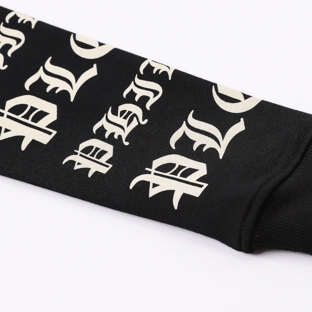 SOLO-2025SS Unisex Black Hoodie