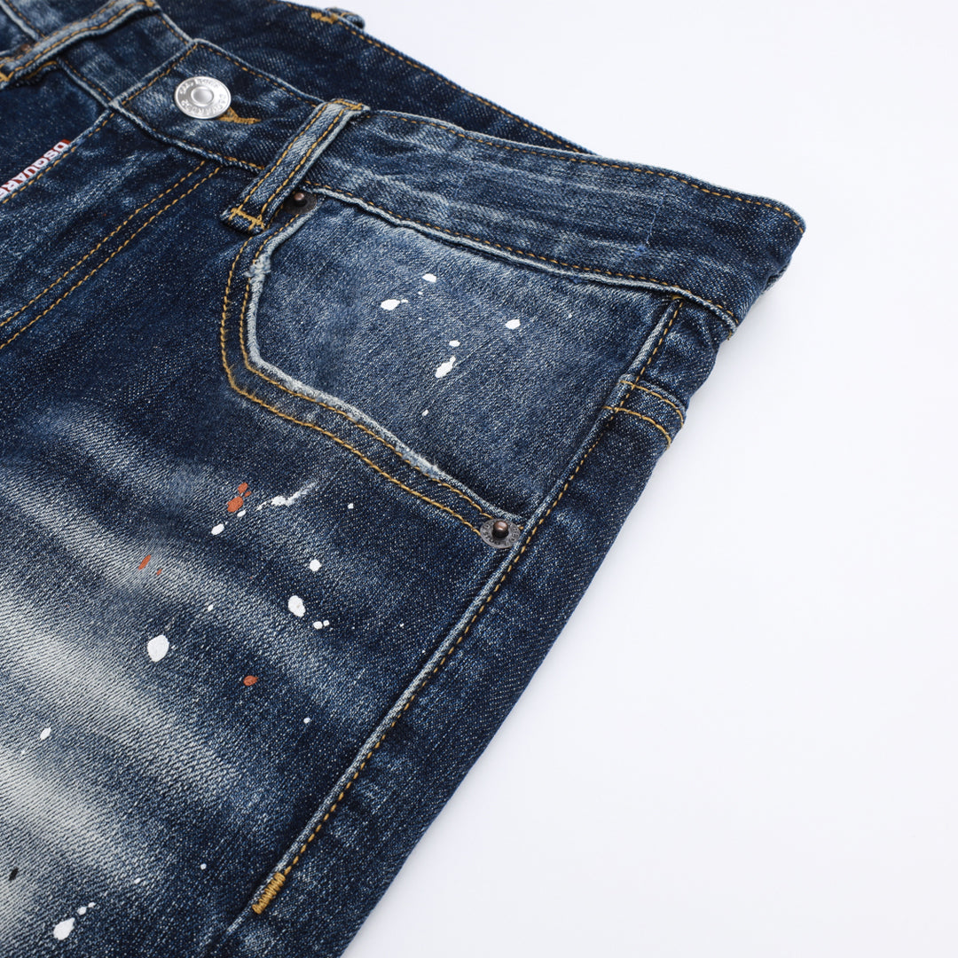 SOLO-DSQ2 25ss Ripped Jeans