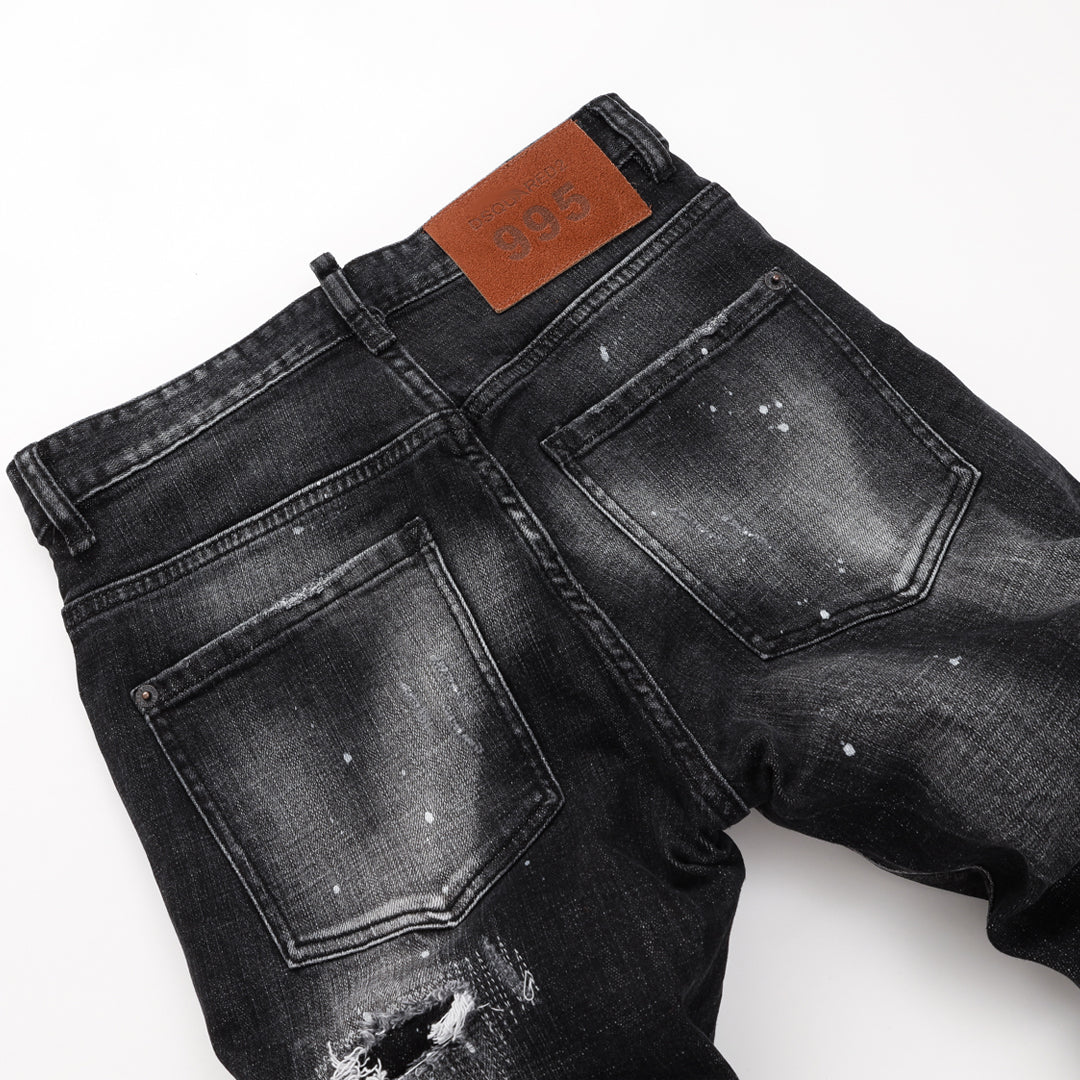 SOLO-DSQ2 25ss Ripped Jeans