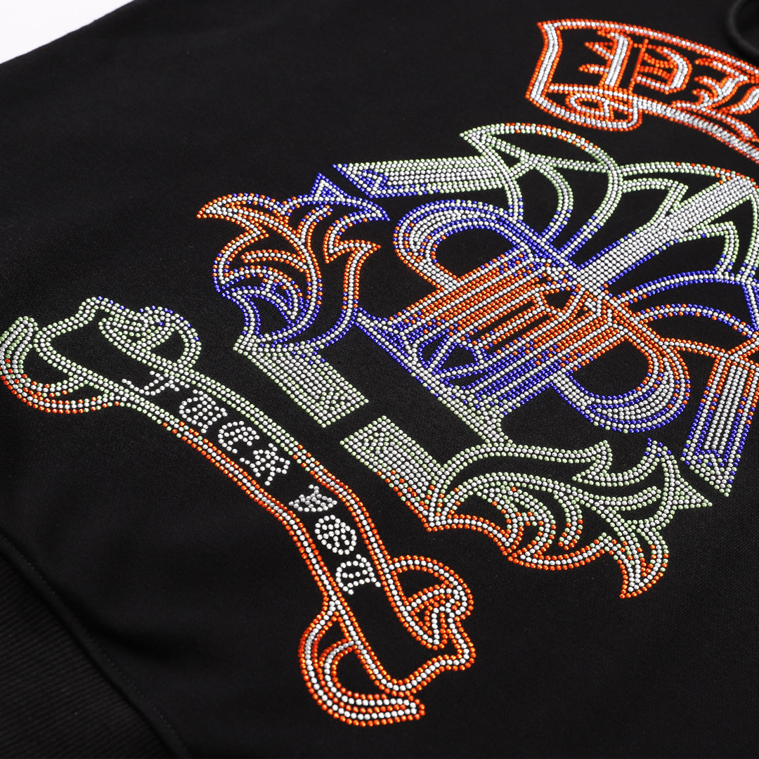 SOLO-2025SS Unisex Black Hoodie