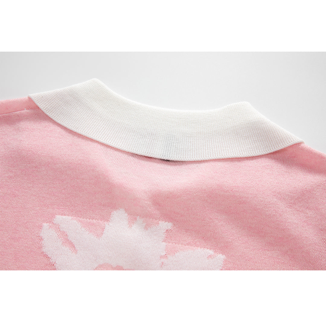Thom Browne Women Flowers POLO shirt