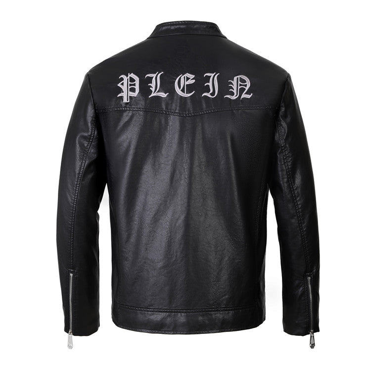 SOLO-Men Cowhide Jacket