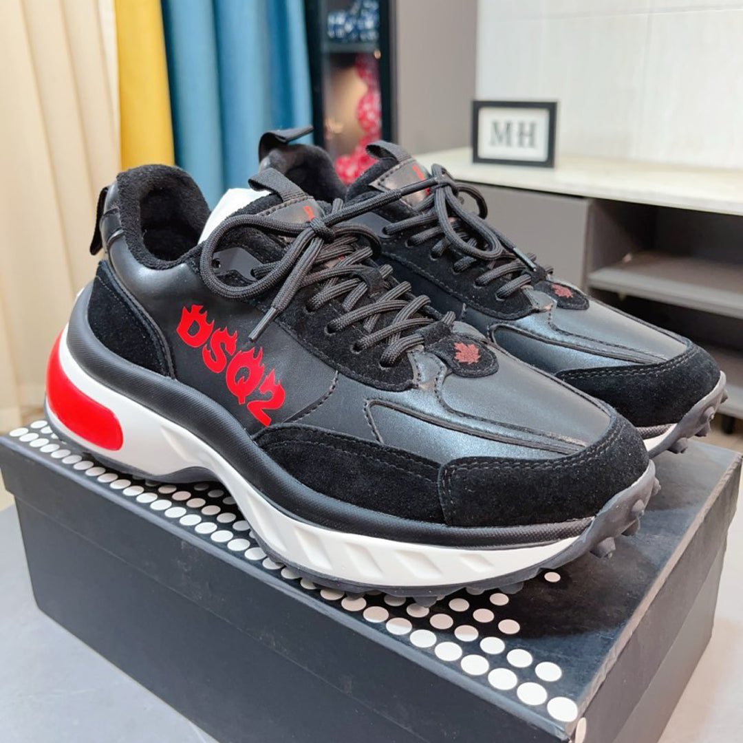 SOLO-DSQ2 Men's shoes Leather sneakers