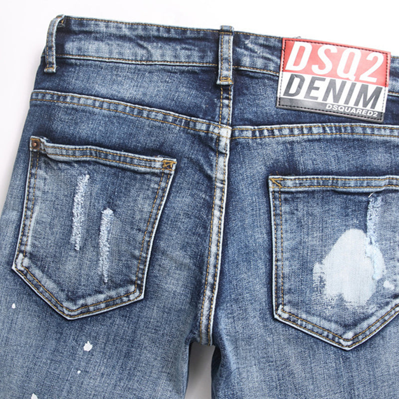 dsquared2 Blue Ripped Jeans