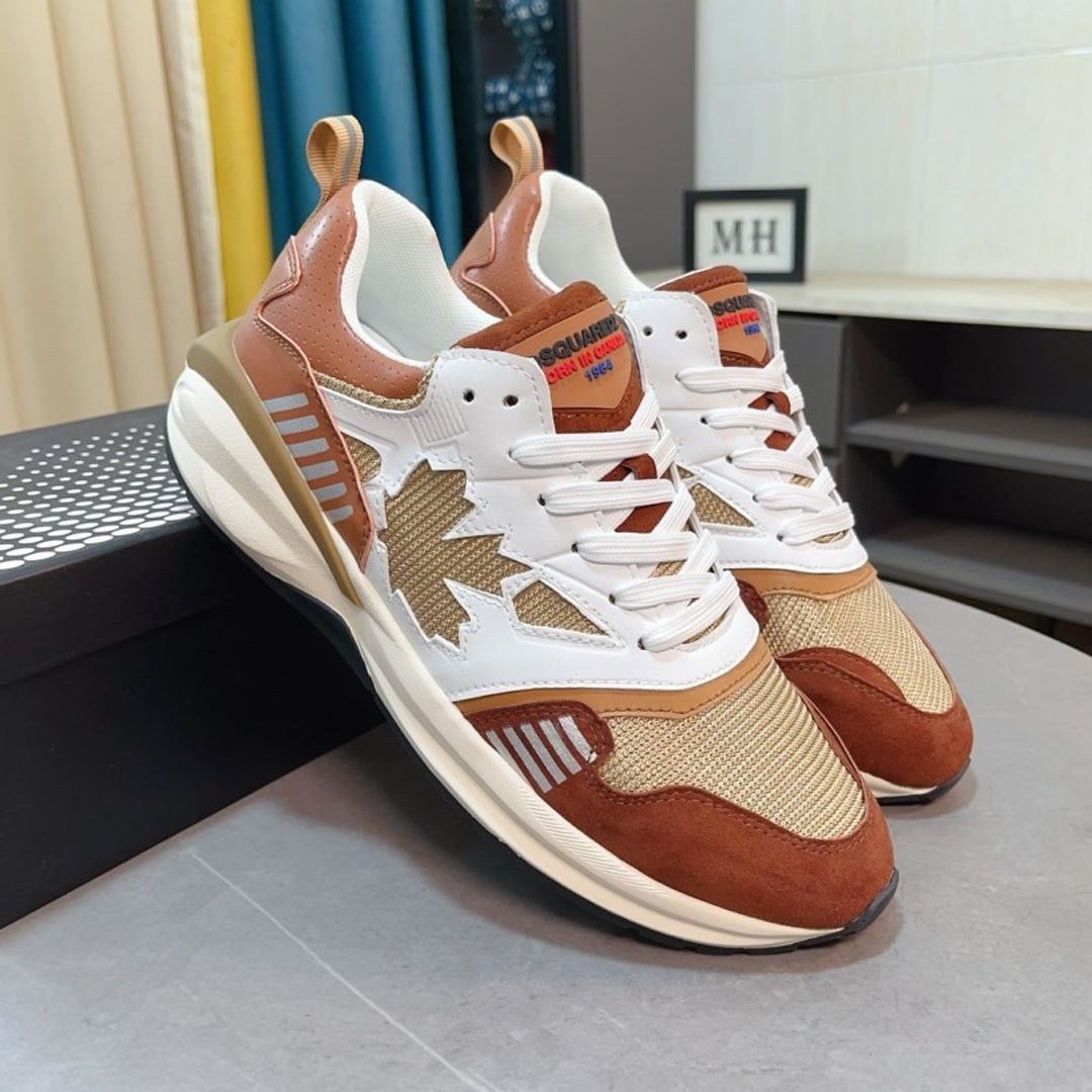DSQ2 Men's shoes Leather sneakers