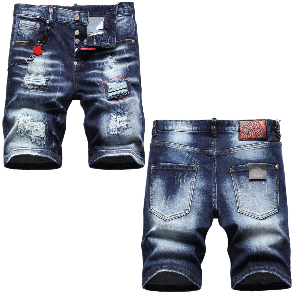 SOLO-D2 diamond embroidery Jeans