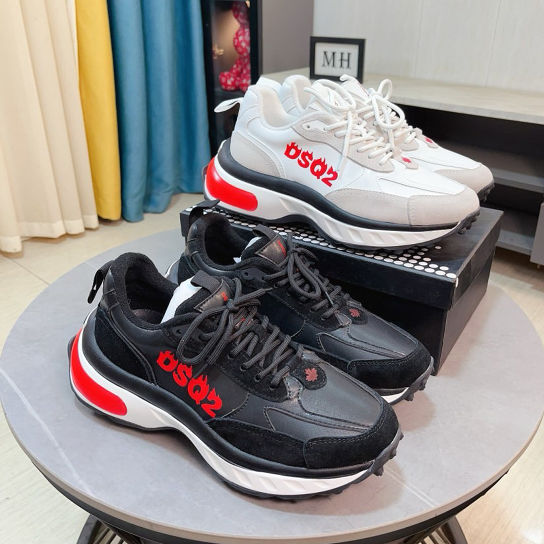 SOLO-DSQ2 Men's shoes Leather sneakers