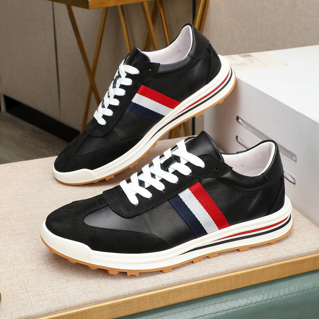 Thom Browne Man Leather sneakers