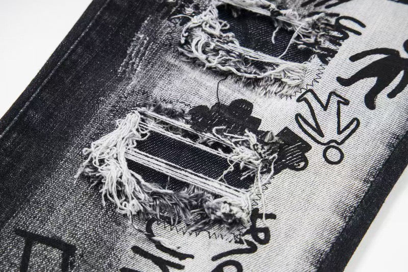 SOLO-DSQ2 25ss Ripped Jeans